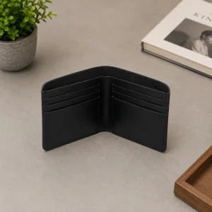 Genuine Leather Wallet – Classic Bifold Design - Image 5