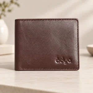 Adya Handcrafted Premium Leather Bifold Short Wallet - Image 1